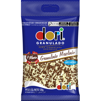 DORI GRANULADO CHOCOLATE MESCLADO 120G