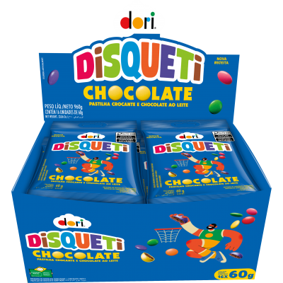 DORI DISQUETI CHOCOLATE 16X60G