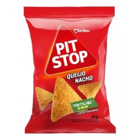 SNACK PIT STOP TORTILHA QJO NACHO 45G