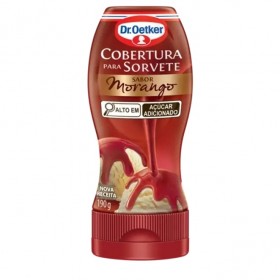 COBERTURA SORVETE OETKER MORANGO 190G