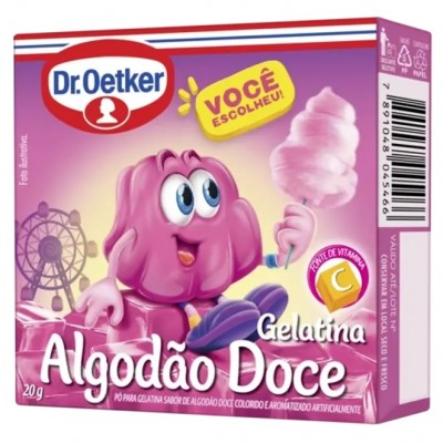 GELATINA OETKER ALGODAO DOCE 20G