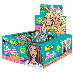 CHICLE BUZZY BARBIE TATTOO HORT C/90UN