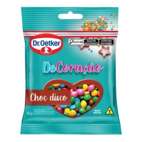 CONFEITO OETKER DECORACAO CHOC DISCO 80G