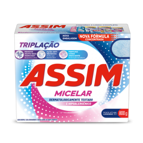 LAVA ROUPAS PO ASSIM MICELAR 800G
