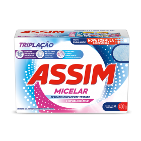 LAVA ROUPAS PO ASSIM MICELAR 400G