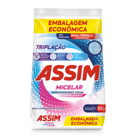 LAVA ROUPAS PO ASSIM MICELAR BAG 800G