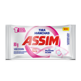 TIRA MANCHAS ASSIM BARRA UNIT BRANCA 80G