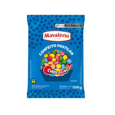 MAVALERIO CHOCOGIROS COLORIDO 500G