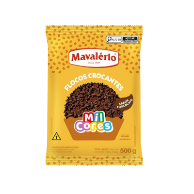 MAVALERIO FLOCOS CROC CHOCO 500G