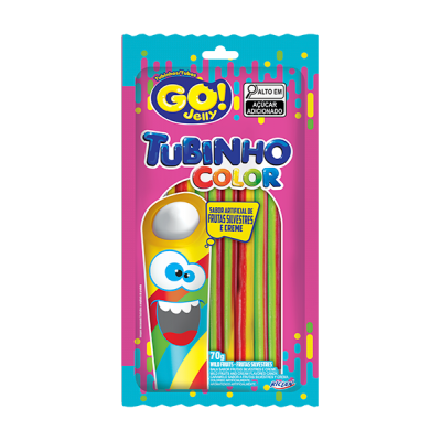 TUBINHOS GO JELLY COLOR 70G