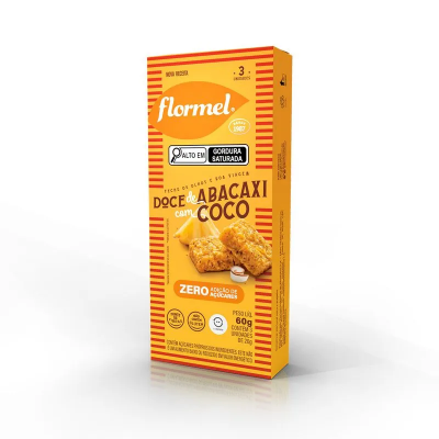 FLORMEL TABLETE ABACAXI/COCO SM 3X20G