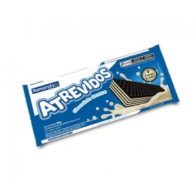 BISC WAFER ATREVIDOS CHOC.BRANCO 80G