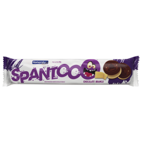 BISC RECHEADO SPANTOOO CHOC BRANCO 80GR