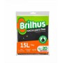 SACO LIXO BRILHUS PRETO ALMOFADA 20X15L