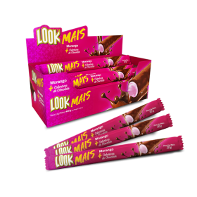 STICK LOOK MAIS MORANGO 20X20GR