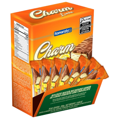 WAFER COBERTO CHARM LIMAO 20X14GR