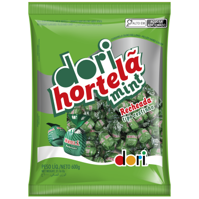 DORI BALA DURA HORTELA RECHEADA 600G
