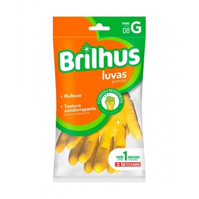LUVA BRILHUS LATEX G
