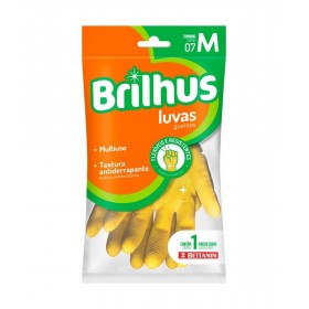 LUVA BRILHUS LATEX M