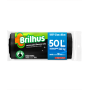 SACO LIXO BRILHUS PRETO ROLO 30X50L