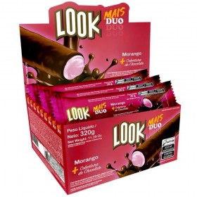 STICK LOOKMAIS DUO MORANGO 16X20GR