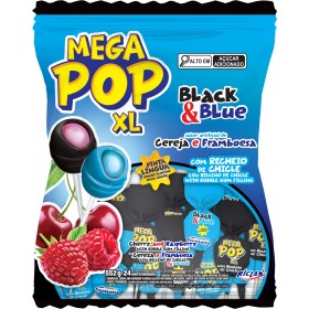 PIRULITO MEGA POP CERJ/FRAMB 24X23G