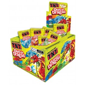 CHICLE RECHEADO TNT OVO DRAGAO C/40