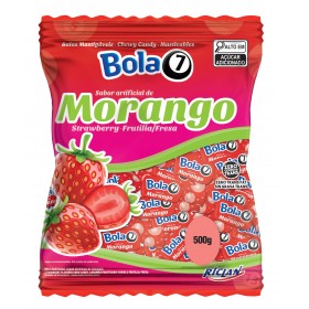 BALA MAST.BOLA 7 MORANGO 500G