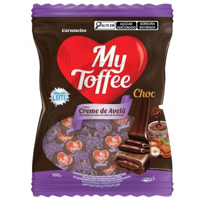 BALA MY TOFFEE CHOC C/AVELA 500G