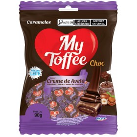 BALA MY TOFFEE CHOC C/AVELA 90G