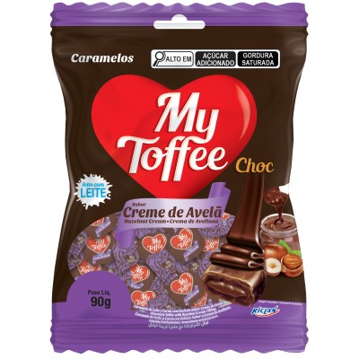 BALA MY TOFFEE CHOC C/AVELA 90G