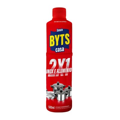 BYTS LIMPA INOX E ALUMINIO 500ML