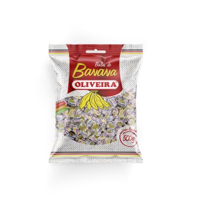 OLIVEIRA BALA DE BANANA 500G
