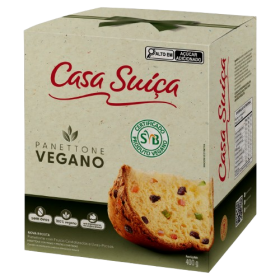PANETONE CASA SUICA FRUTAS VEGANO 400G