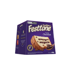 PANETONE FESTTONE TRUFADO CHOCOLATE 400G