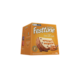 PANETONE FESTTONE TRUFAD DOCE LEITE 400G