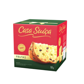 PANETONE CASA SUICA FRUTAS 750G