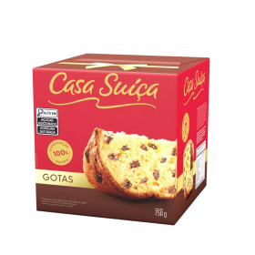 PANETONE CASA SUICA CHOCO 750G