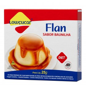 LOWCUCAR FLAN BAUNILHA 25G