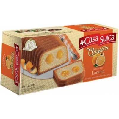 BOLO CASA SUICA CLASSICO LARANJA 370G
