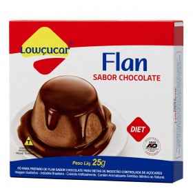 LOWCUCAR FLAN CHOCOLATE 25G