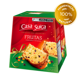 PANETONE CASA SUICA FRUTAS 400G