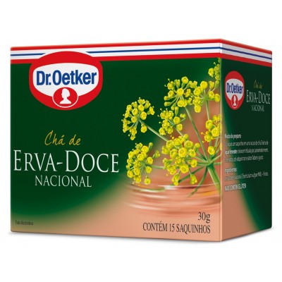 CHA OETKER ERVA DOCE C/15 UN