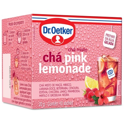 CHA GELADO OETKER PINK LEMONADE 20G