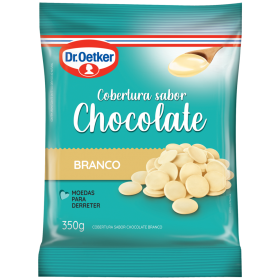 COBERTURA OETKER CHOC BRANCO MOEDAS 350G