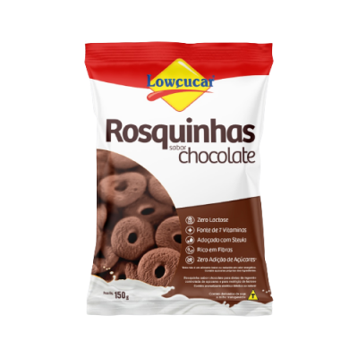 LOWCUCAR ROSQUINHA CHOCOLATE 150G