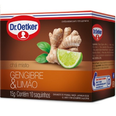 CHA OETKER GENGIBRE E LIMAO 10G C/10 UN