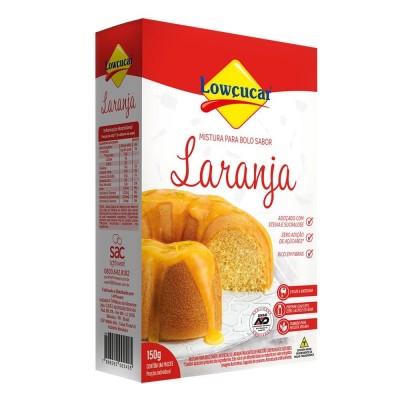 LOWCUCAR BOLO ZERO LARANJA 150G