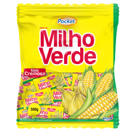 BALA POCKET MILHO VERDE 500GR