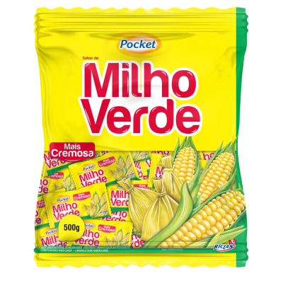 BALA POCKET MILHO VERDE 500GR